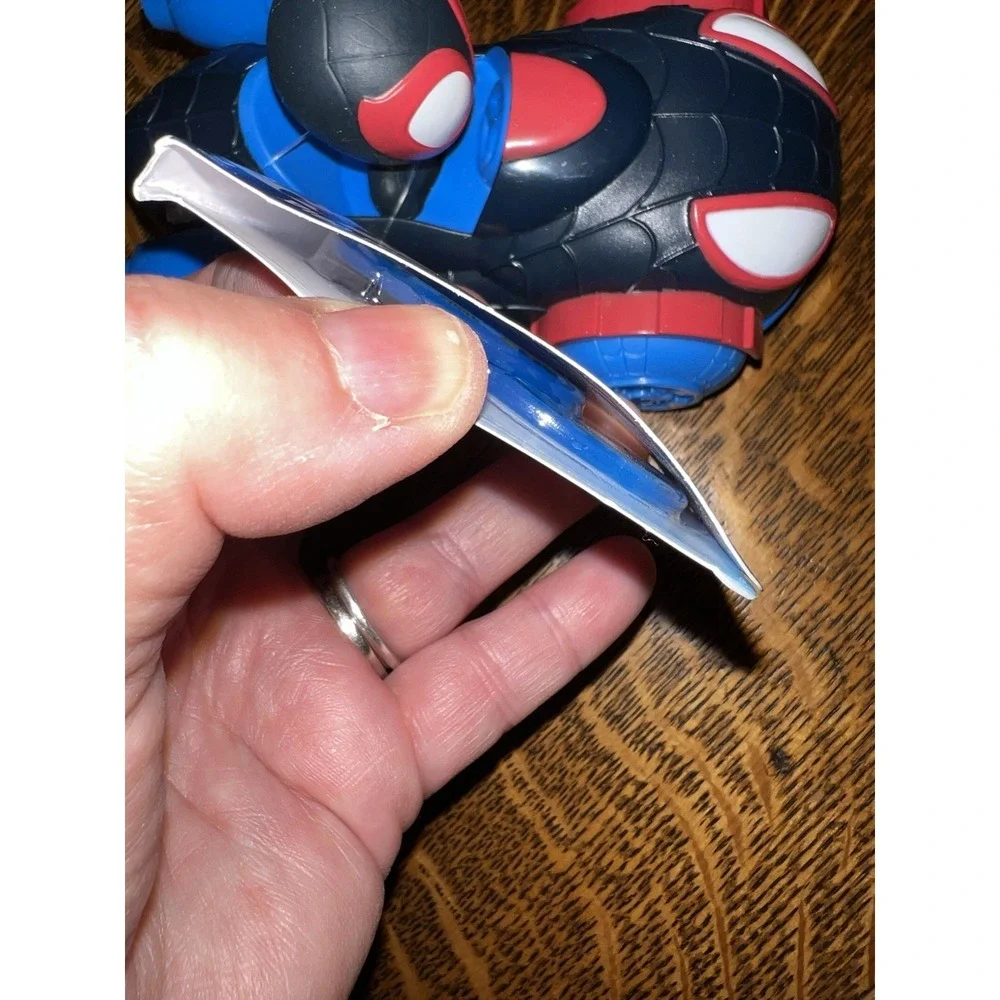 Marvel Spidey and His Amazing Friends Miles Morales Action Figure &  Disc Car